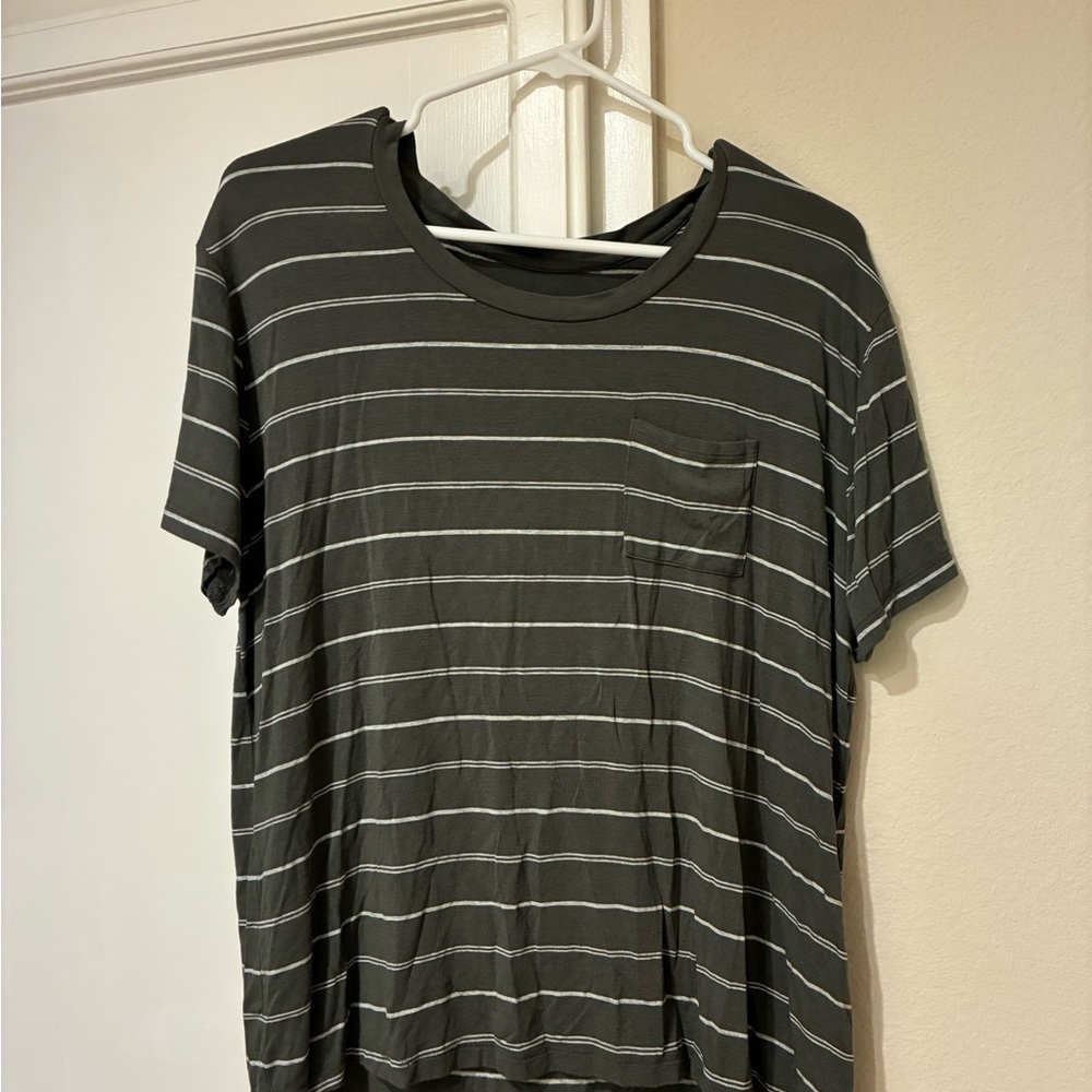 Mossimo Supply Co. Black and White Striped Tee